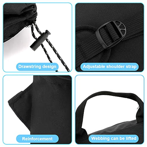 Skateboard Bag for Men WaterProof Skateboard Backpacks Bag with Adjustable Shoulder Straps Portable Skateboard Case for Penny Board, Standard Board (Black)