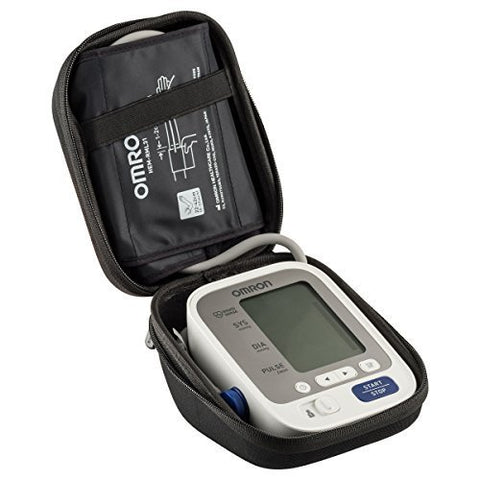 Hard Case Fits Omron 5 Series Upper Arm Blood Pressure Monitor with Cuff (BP742N) Carrying Storage Travel Bag Protective Pouch to Protect Your Machine