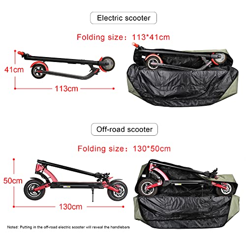 Pinprin Electric Scooter Carrying Bag Foldable Transport Bag Waterproof Heavy Duty Scooter Accessory Handbag Shoulder Bag