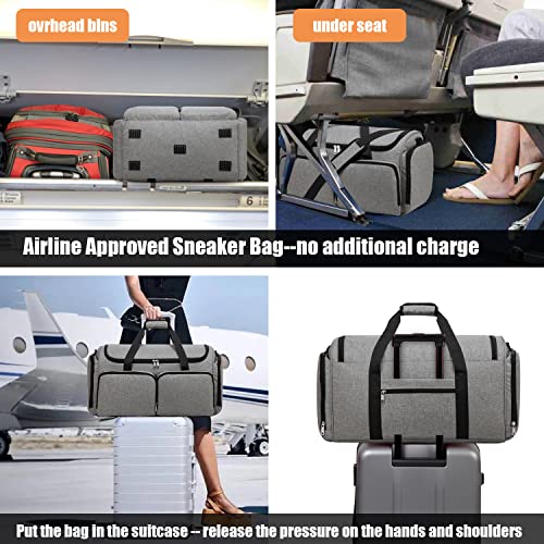 Sneaker Bag Sports Basketball Duffle Bag with Divider Divided Travel Bag Athletic Training Duffle Storage padded Carry On Gym Running Shoes Organizer Training Scoccer Tennis Shoes Only Carrying Case