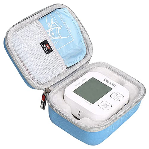 Hard Carrying Case Replacement for iHealth Track Smart Upper Arm Blood Pressure Monitor, Bluetooth Blood Pressure Machine Cases, Protective Travel Storage Bag
