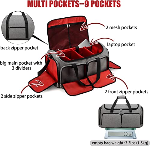 Fishing Bag, Sports Mesh Sports Equipment Bag, Black, Double Zipper  Portable Outdoor Fishing Gear Bag, Multipurpose Air Dry Mesh Bag Lure Bag