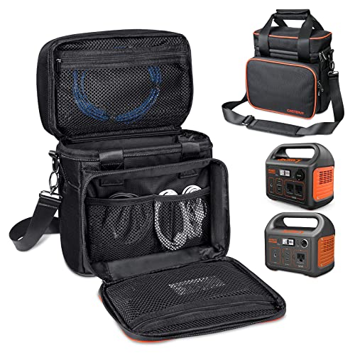 GAGITERVR Carrying Bag for Jackery Explorer 300/240 Portable Power Station, Travel Storage Case Anti-collision Scratch-proof and Waterproof with Top and Front Pockets Charging Cable and Accessories
