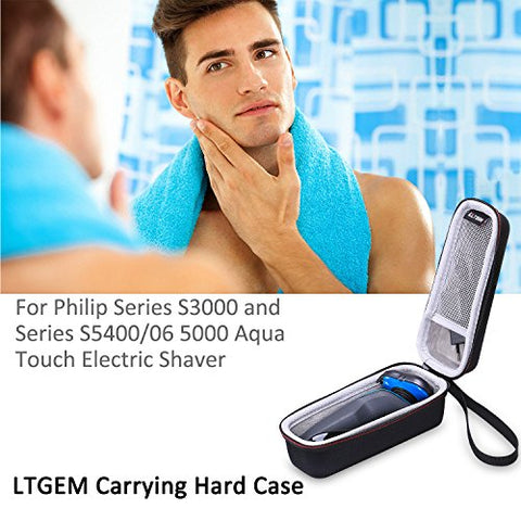 LTGEM Case for Philips Norelco Electric Men Shaver Series 2100 2300 3500 6800 3100 5500 5100 5300 5700 6880 7100 Wet/Dry Rotary Shaver