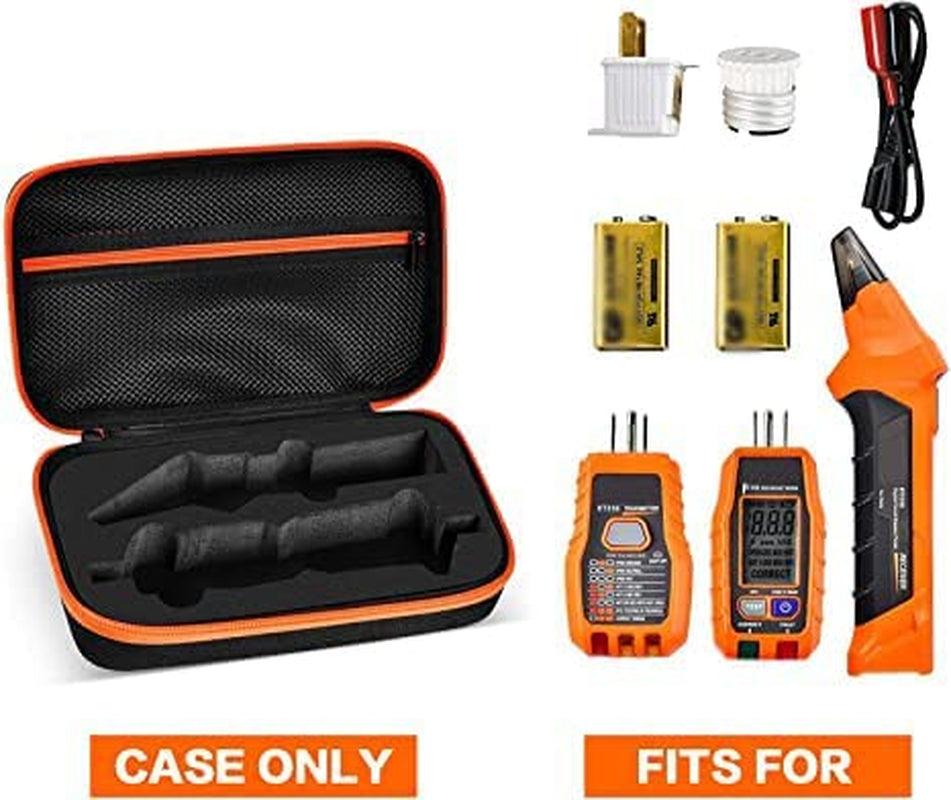 Case Compatible with Klein Tools ET310 AC Circuit Breaker Finder & 80041 Outlet Repair Tool Kit & RT250 for GFCI Receptacle Tester
