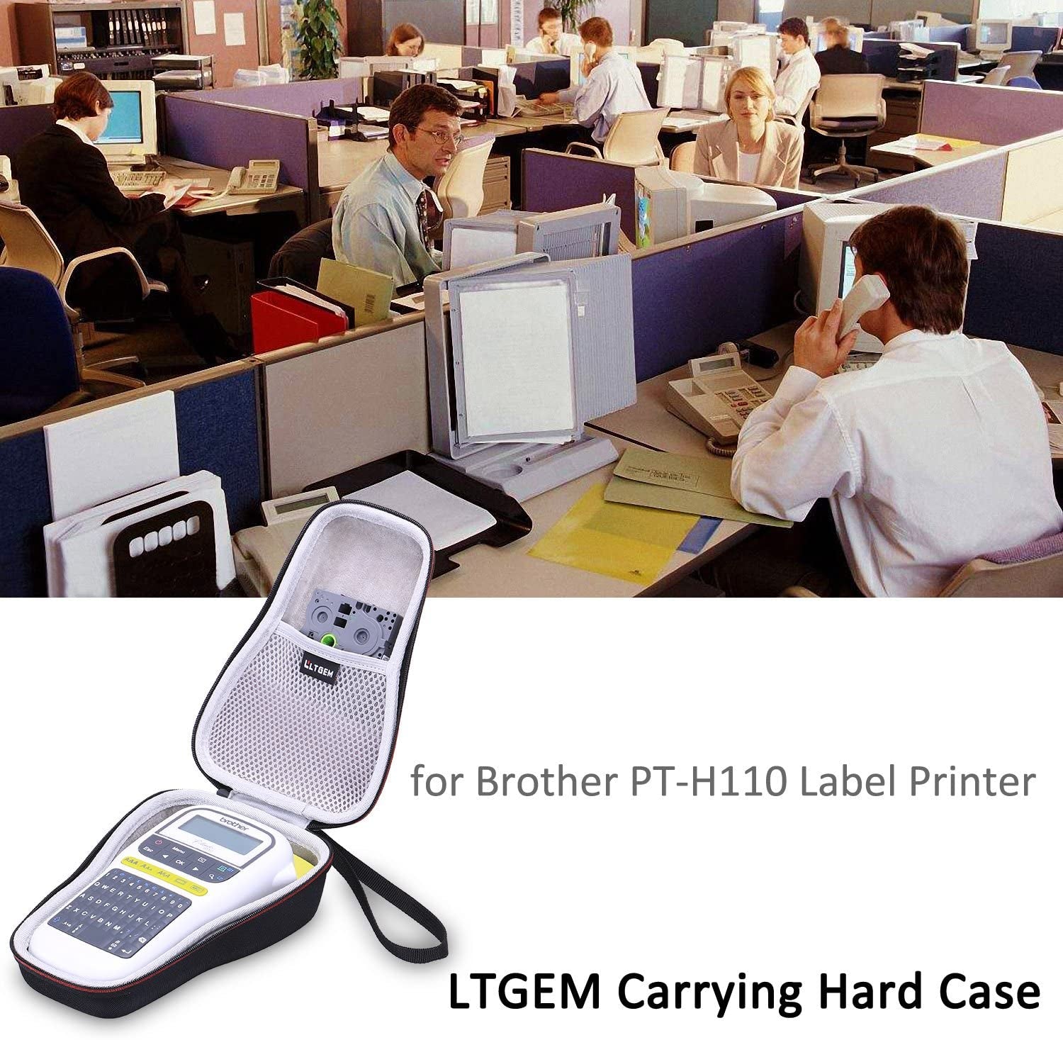 EVA Hard Case for Brother P-Touch Pth110/Pro PT-H111/PT-H100 Easy Portable Label Maker