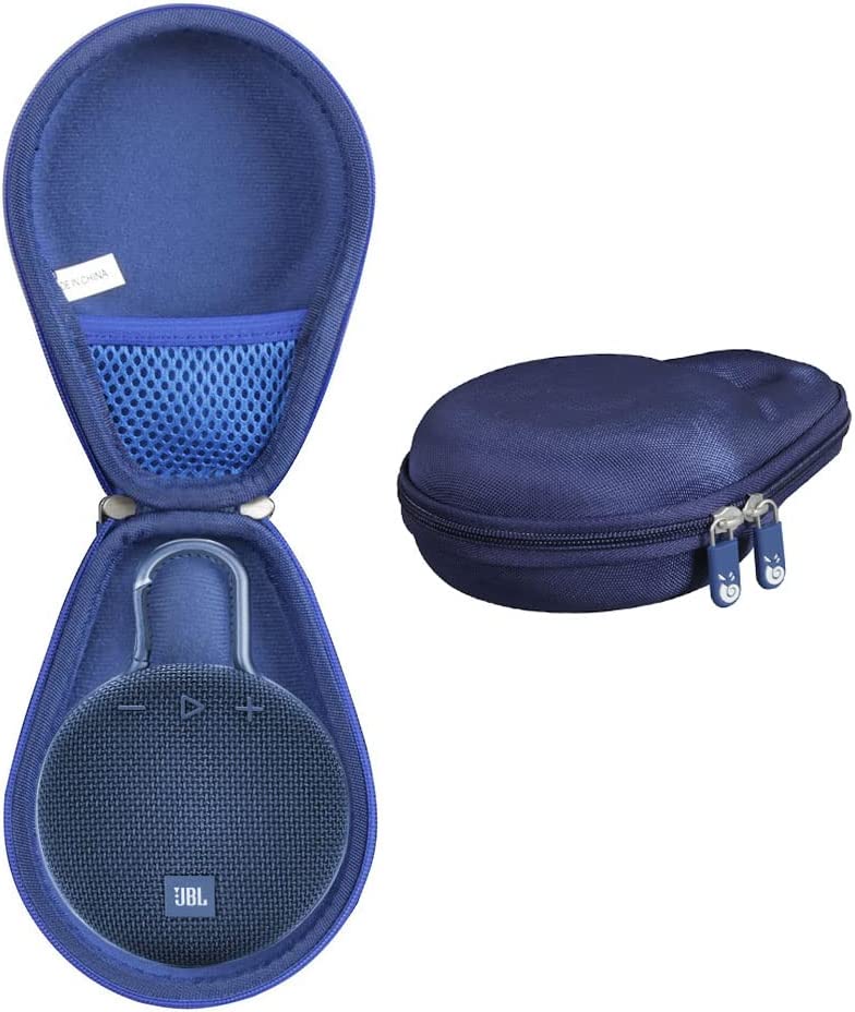 Travel Case Fits JBL Clip 3 Portable Waterproof Wireless Bluetooth Speaker (Black)