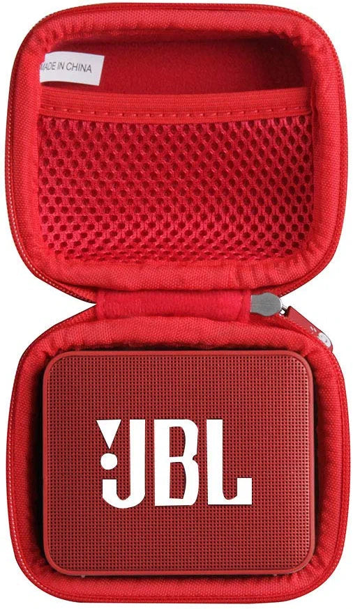 Travel Case for JBL GO2 - Waterproof Ultra Portable Bluetooth Speaker (Black)