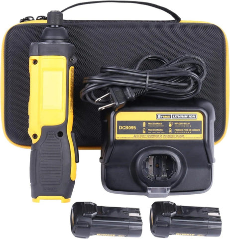 Hard Carrying Case Replacement for DEWALT DCF682N1 / DCF680N2 8V MAX Cordless Screwdriver Kit, Gyroscopic