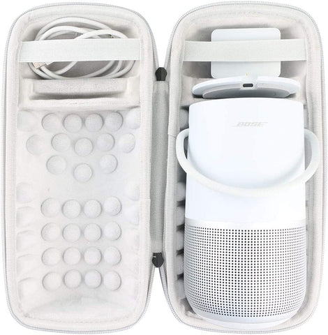 Hard Travel Case for Bose Portable Smart/Home Speaker (Triple Black)