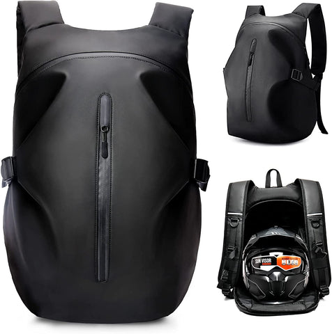 WEPLAN Motorcycle Backpack,Waterproof Helmet Backpack for Men,Motorcycle Accessories,Travel Backpack