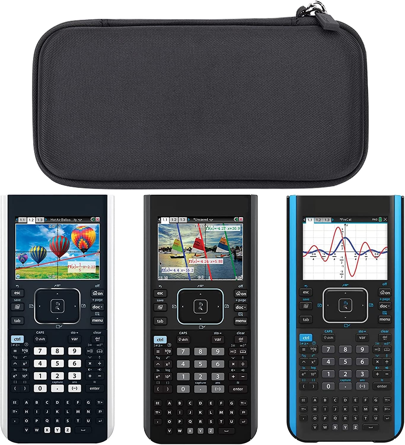 Hard Case Replacement for Texas Instruments TI-84 plus CE/TI-84 Plus/Ti-84 / TI-83 Plus/Ti-83 / TI-89 Titanium/Ti-85 / TI-86 / Nspire CX Cas/Ti-Nspire CX II CAS Color Graphing Calculator