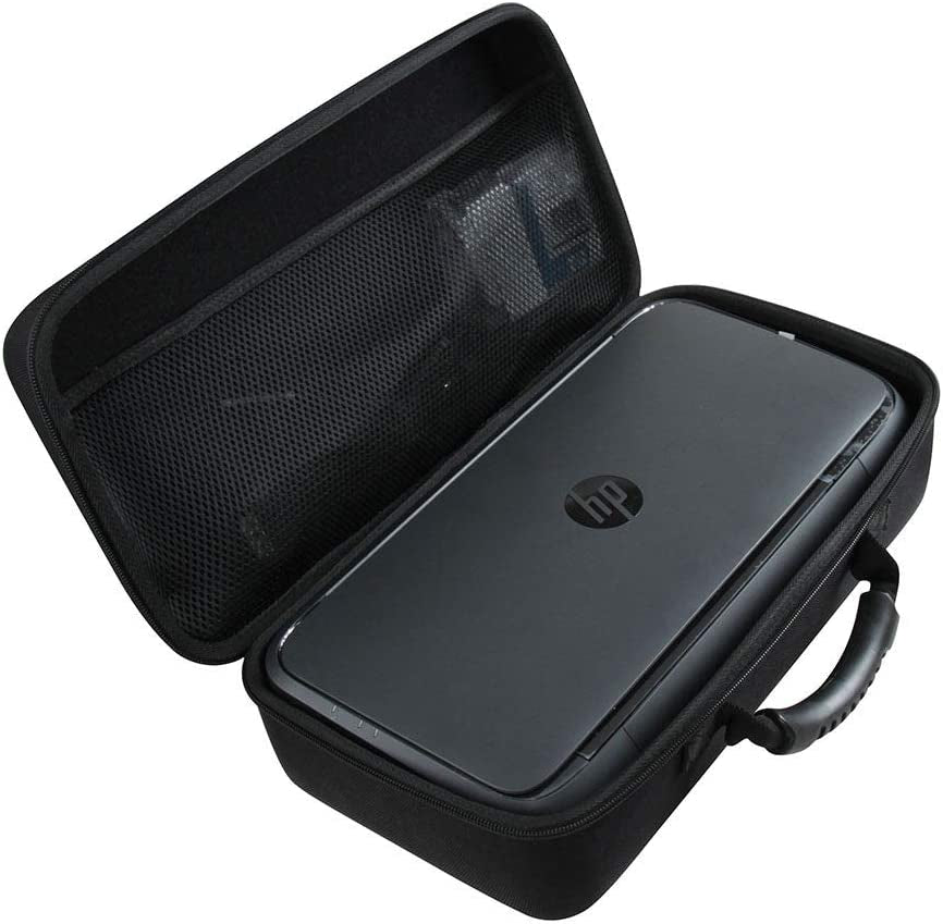 Hard Travel Case for HP Officejet 250 All-In-One Portable Printer (CZ992A) (Black)