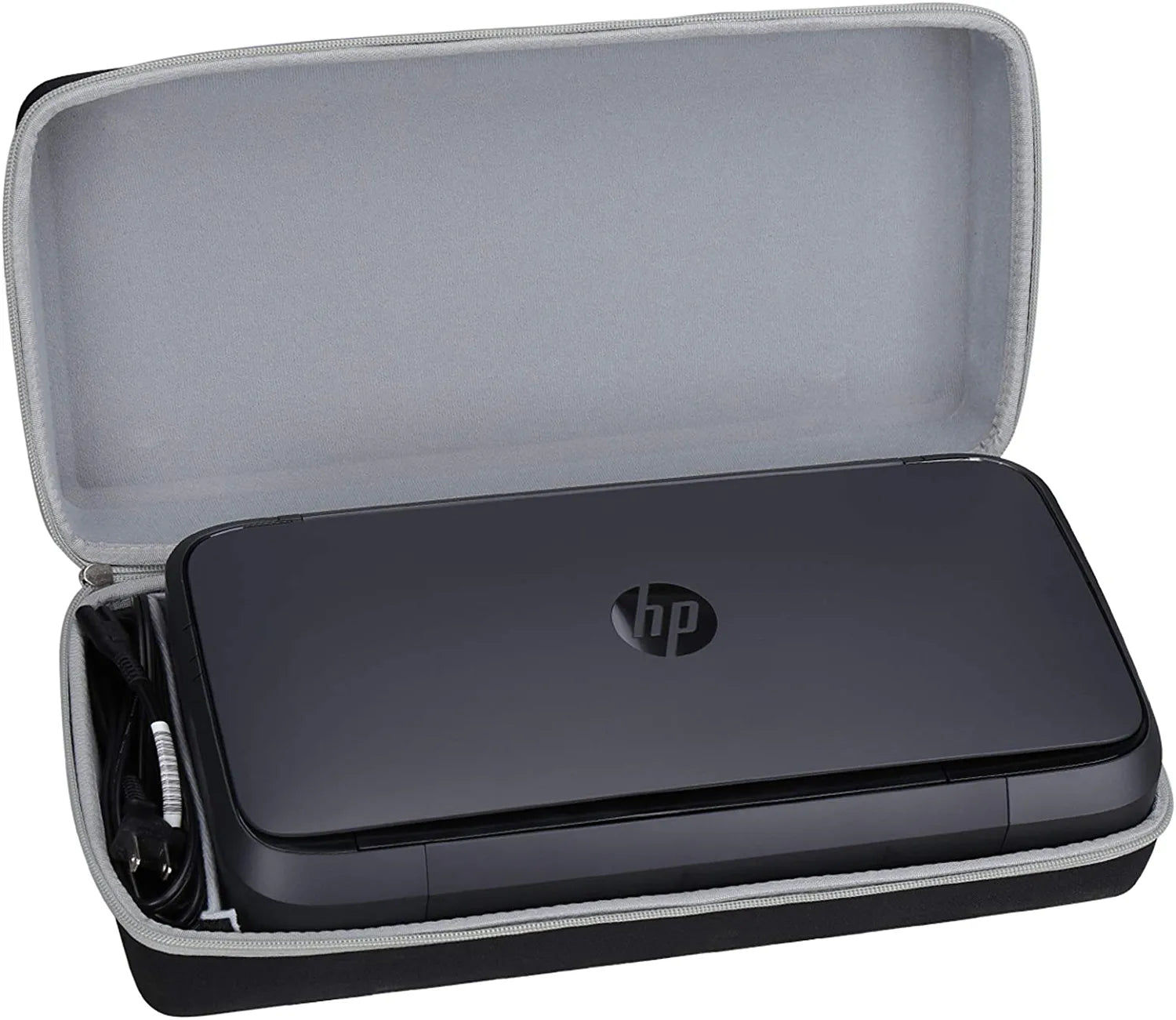 Hard Travel Storage Case Fit HP Officejet 250 All-In-One Portable Printer Wireless Mobile Printing CZ992A (Black)