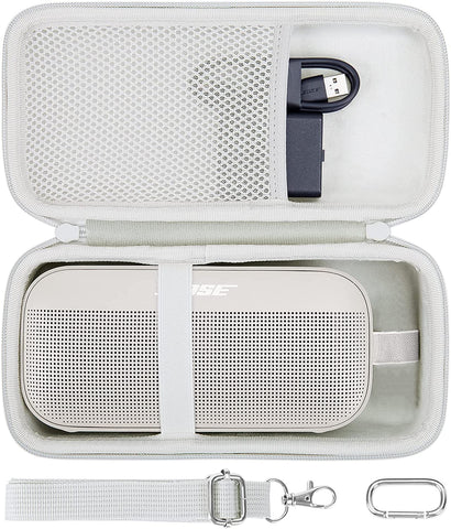 Hard Travel Case Replacement for Bose Soundlink Flex Bluetooth Portable Speaker (Stone Blue Case)