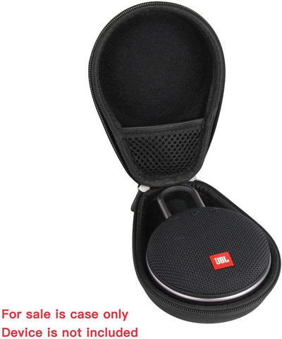 Travel Case Fits JBL Clip 3 Portable Waterproof Wireless Bluetooth Speaker (Black)