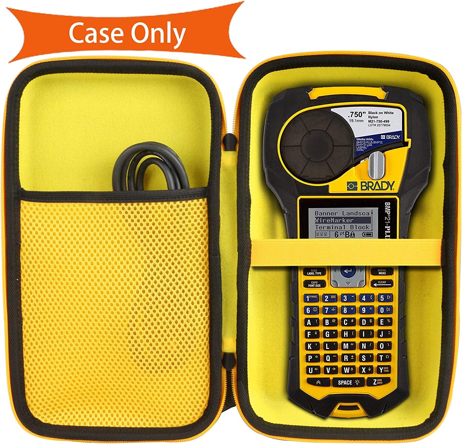 Hard Carrying Case Compatible with Brady M210 (BMP21-PLUS) Handheld Label Printer