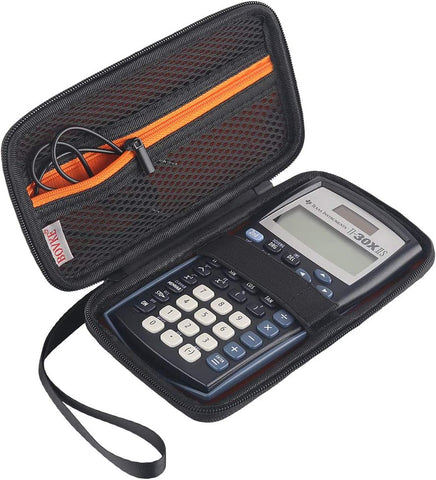 Scientific Calculator Carrying Case Replacement for Texas Instruments TI-30X IIS 2-Line Scientific BA II plus Financial Calculator, Black