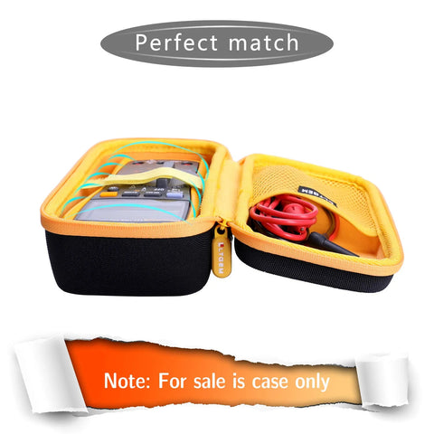 Hard Case for Fluke 117/115/116/114/113 Electricians True RMS Multimeter with Accessories -Carrying Storage Bag
