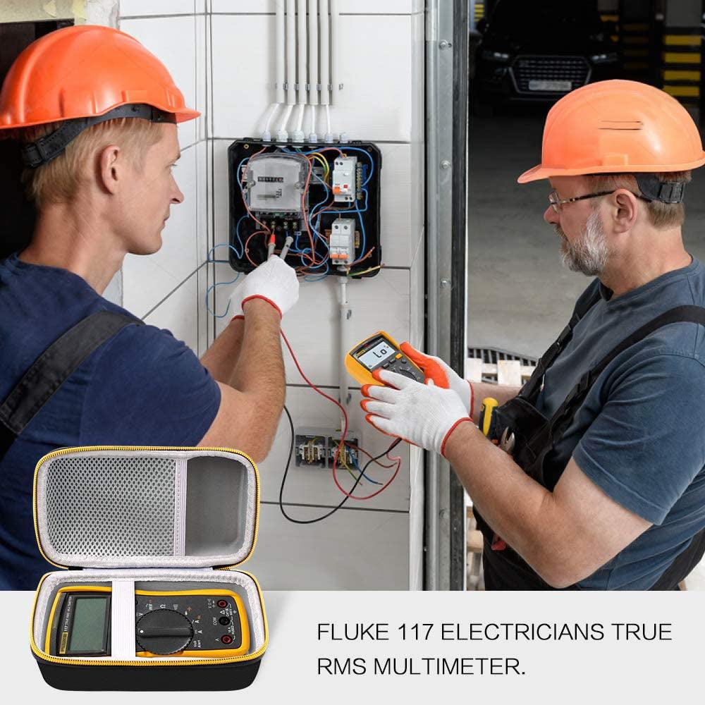 Hard Case for Fluke 117/115/116 Electricians True RMS Digital Multimeter
