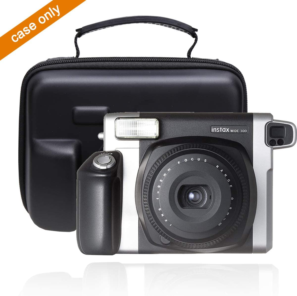 Fujifilm Instax Wide 300 Instant Film Camera - Black/Silver for