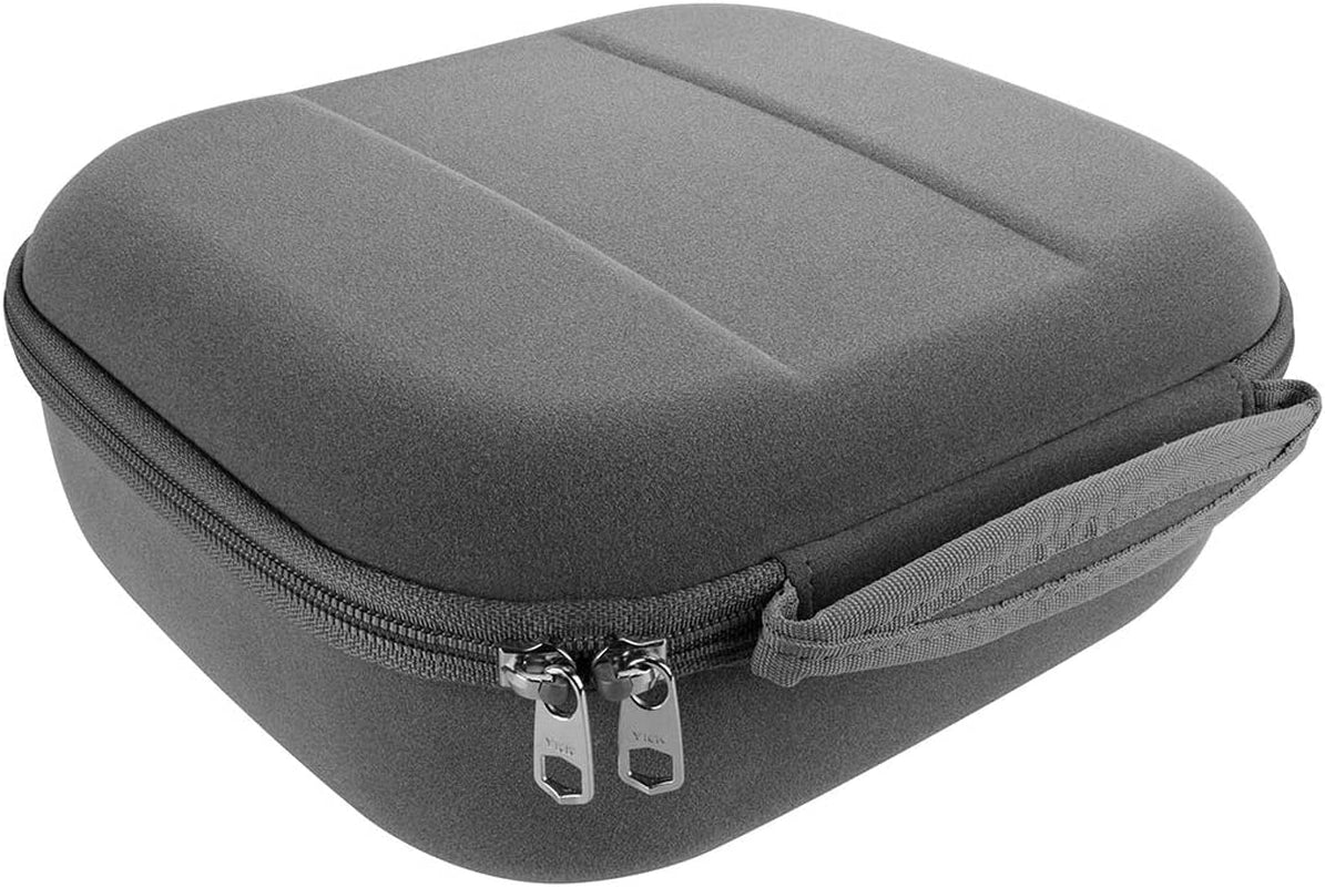 Geekria Shield Case for Large-Sized Over-Ear Headphones, Replacement Protective Hard Shell Travel Carrying Bag with Cable Storage, Compatible with SHURE SRH840, SRH440 (Microfiber Grey)