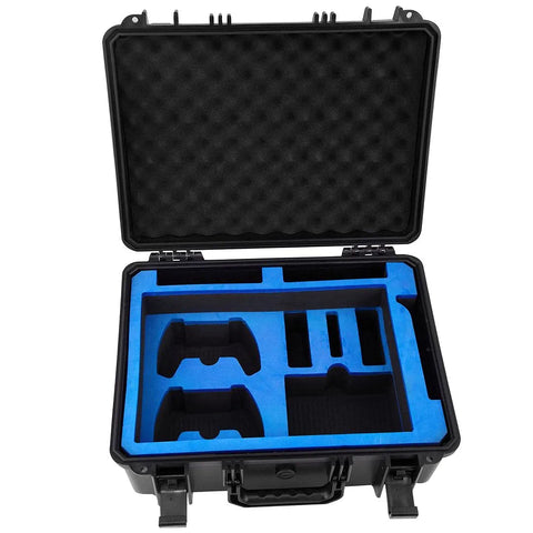 Premium Carrying Case for Playstation 5 Console, Controllers, Games, Cables | with Customized Foam for Both Standard and Digital Versions