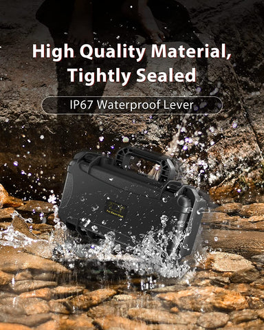 Travel Carrying Case for Steam Deck, Professional Deluxe Waterproof Case Soft Lining Hard Travel Case for Steam Deck and Other Accessories