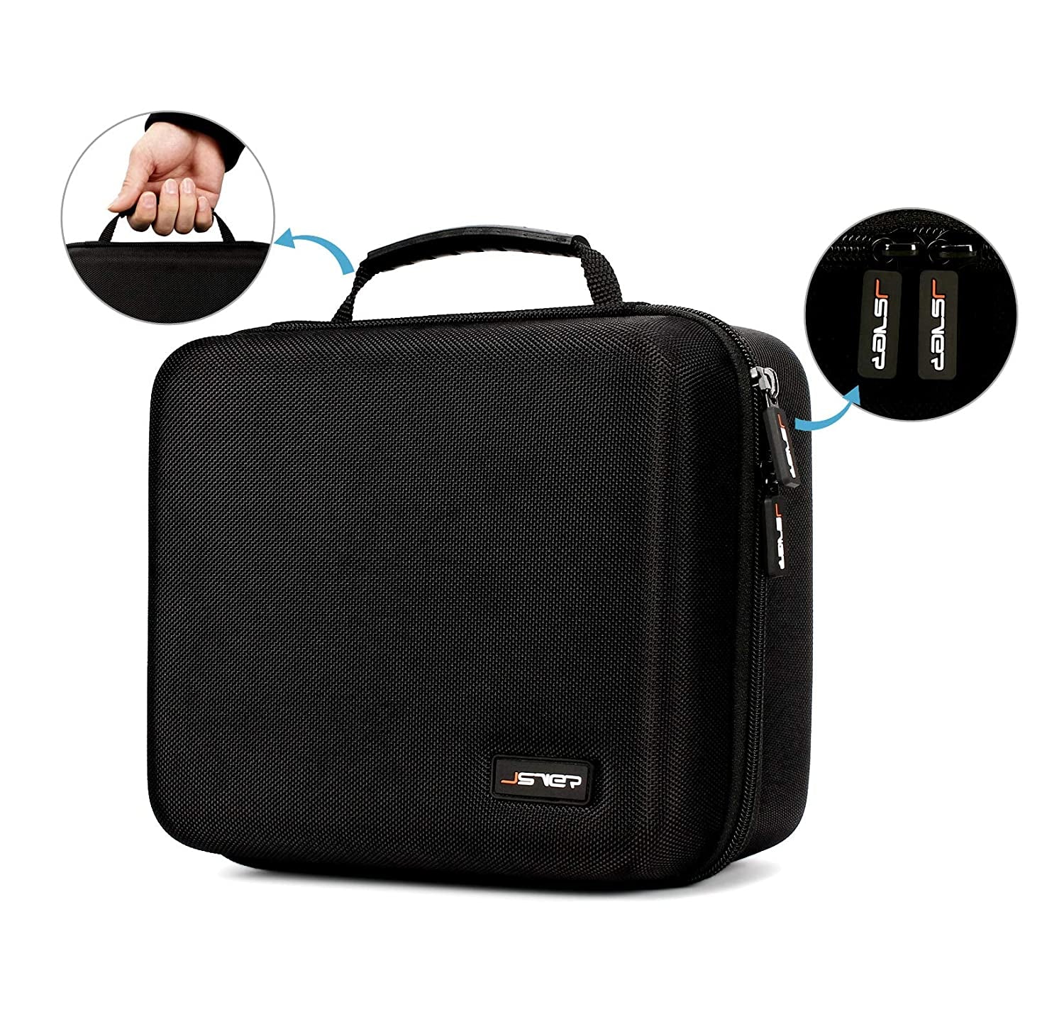 Hard Case for Meta Quest 2 JSVER Carrying Case for Quest/Quest 2/ Oculus Go/Samsung Gear Virtual Reality and Headset Gamepad Game Controller Kit, Home Storage, Travel Case for Meta/ Oculus Quest 2
