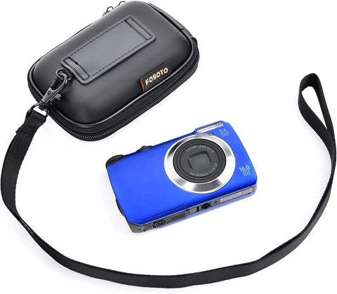 Snug Fit Black Camera Case Compatible with Canon Powershot ELPH 180 190 360 HS SX620 A2300 IXUS 285 180 G9X,Sony Cyber-Shot DSC-W830 W810 W800 WX220 HX80 Hx90,Nikon Coolpix A10 S7000 W100