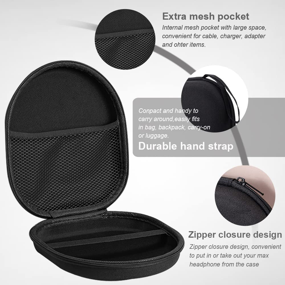 Headphone Carrying Case Organizer Hard Headphones Storage Bag Pouch Compatible with E7 PRO QC35 WH-CH500 XB450 550AP 650BT 950B1 N1 AP Sony MDR-ZX100 ZX110 ZX300 ZX310 ZX600 MDR-10RBT