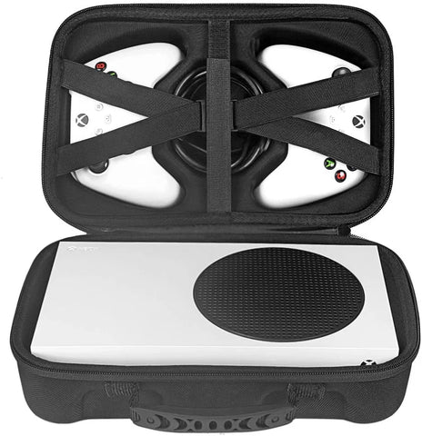 Travel Case Compatible with Xbox Series S with Protective Foam for Console, Controller, HDMI Cable 