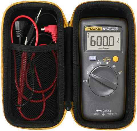 Hard Travel Case Replacement for Fluke 101/106/107 Basic Digital Multimeter Pocket Portable Meter Equipment Industrial