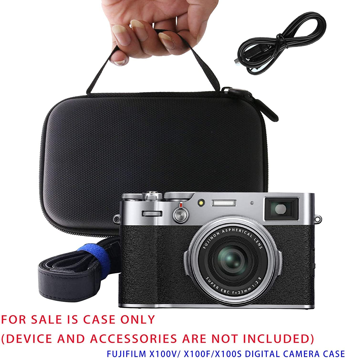 Hard EVA Carrying for Fujifilm X100F/X100S Digital Camera, – Comocase