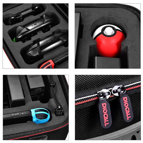 Deluxe Carrying Case Compatible with Nintendo Switch and Switch OLED 2021, Travel Bag Fit Switch Pro Controller