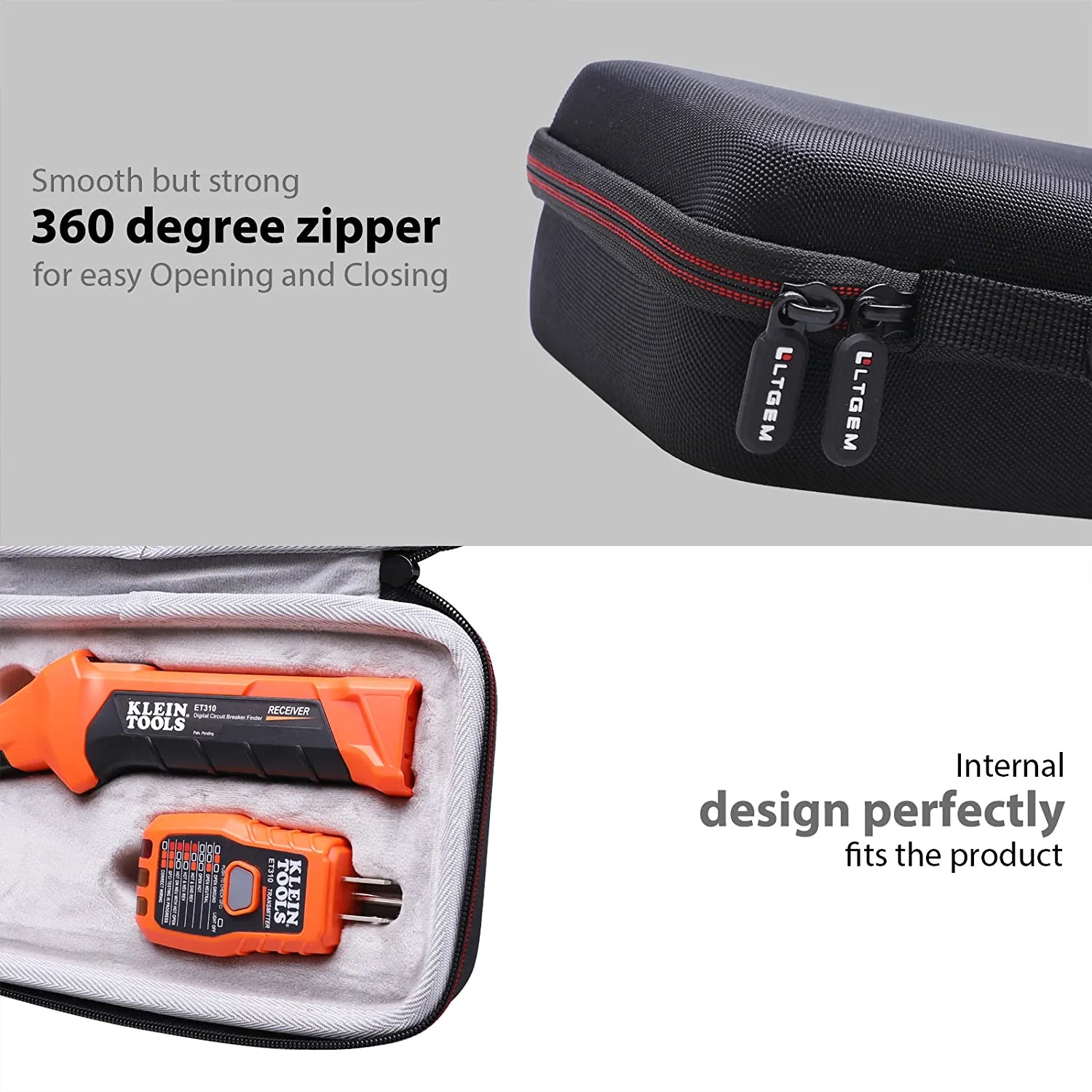 EVA Hard Case for Klein Tools ET310 AC Circuit Breaker Finder - Travel - Protective Carrying Storage Bag