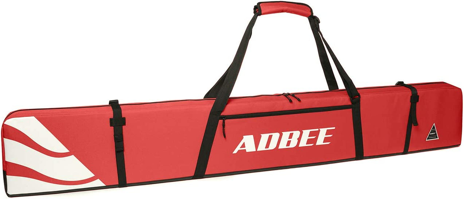 ADBEE Ski Bag – Padded Ski Bag with Durable Handle – Waterproof Fully Padded Ski Strap Carrier – Reliable 600D Oxford Fabric – Heavy-Duty Zippers and Buckles
